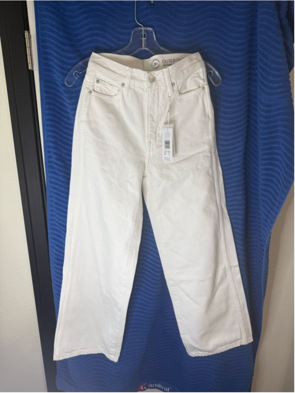 Women's Outerknown White‎ Sea Jeans The Brook Wide Leg Size XS/24